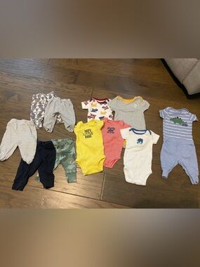 Baby Boys Onesie & Pants Bundle